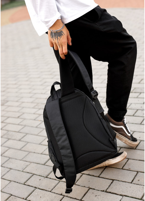Чоловічий рюкзак Sambag Brix PJT classic чорний поліестер