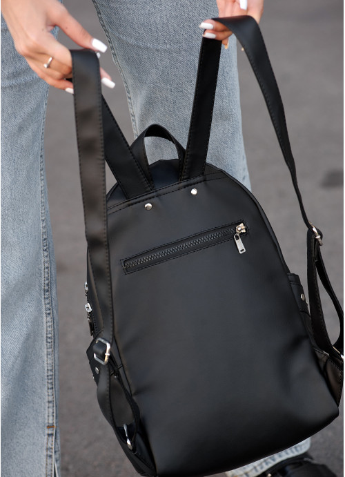 Міський жіночий рюкзак Sambag Dali чорний принт