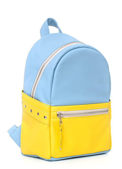 Жіночий рюкзак Sambag Dali BPSe блакитний з жовтим