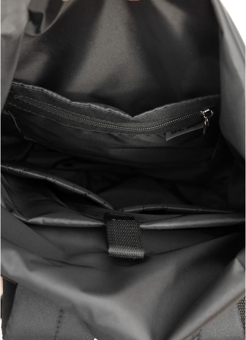Чорний жіночий рюкзак Roll Top оксфорд
