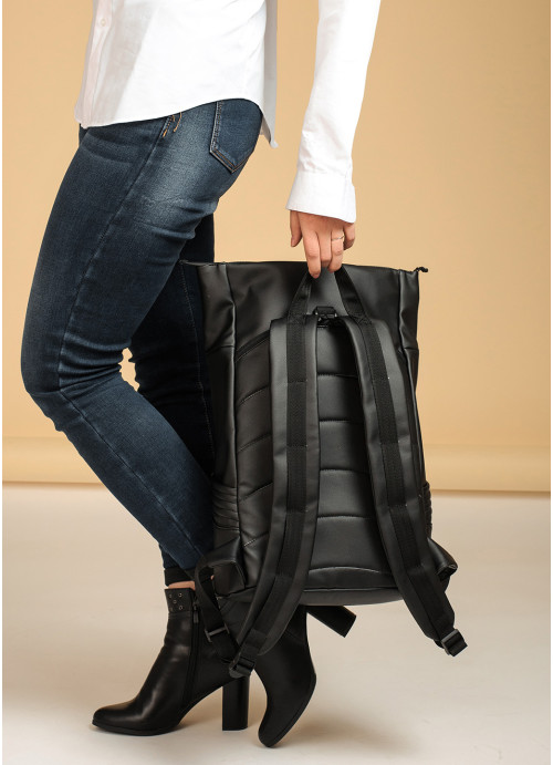 Жіночий рюкзак ролл Sambag RollTop X чорний