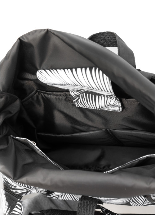 Жіночий рюкзак ролл Sambag  RollTop Double принт "Palm"