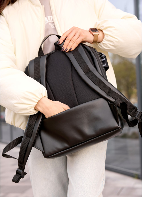 Жіночий рюкзак принт Sambag Aura чорний