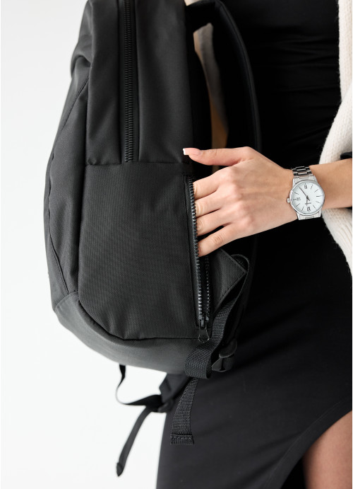 Жіночий рюкзак Sambag Zard LZN чорний тканевий