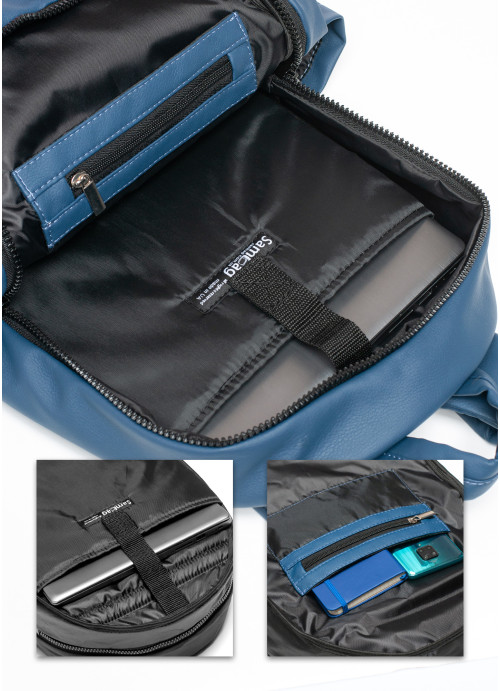 Жіночий рюкзак Sambag Zard LKT темно-синій