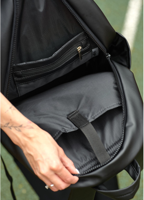 Чорний жіночий рюкзак Zard LRT з принтом Abstract