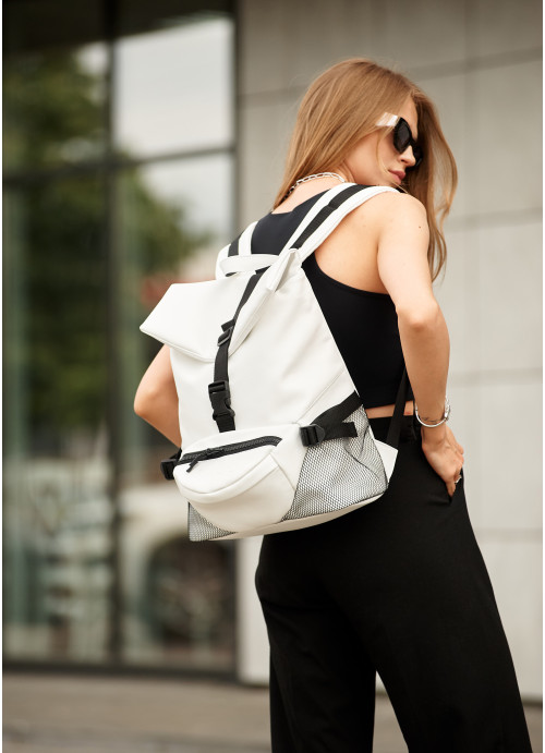 Жіночий рюкзак Sambag ReneDouble  білий