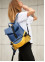Женский рюкзак Sambag ReneDouble желто-голубой