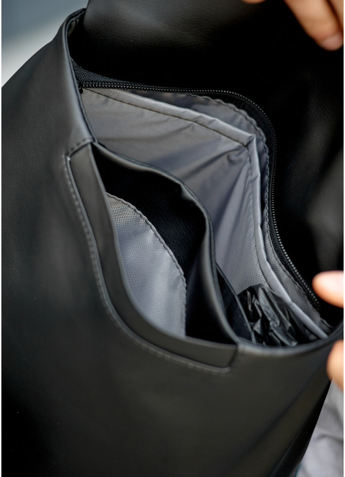 Чоловічий рюкзак Sambag ReneDouble чорно-сірий