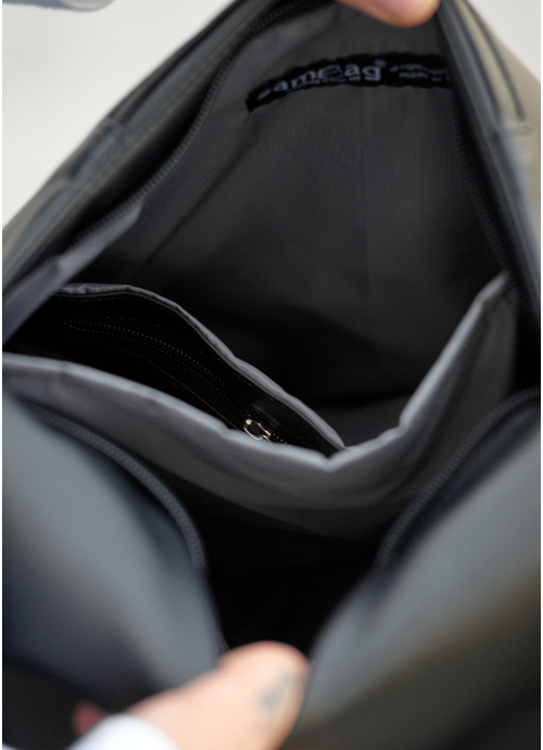Чоловічий рюкзак Sambag ReneDouble чорно-сірий