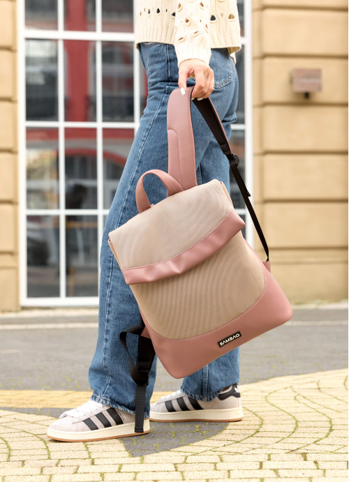 Жіночий рюкзак Sambag Rene Option рожевий