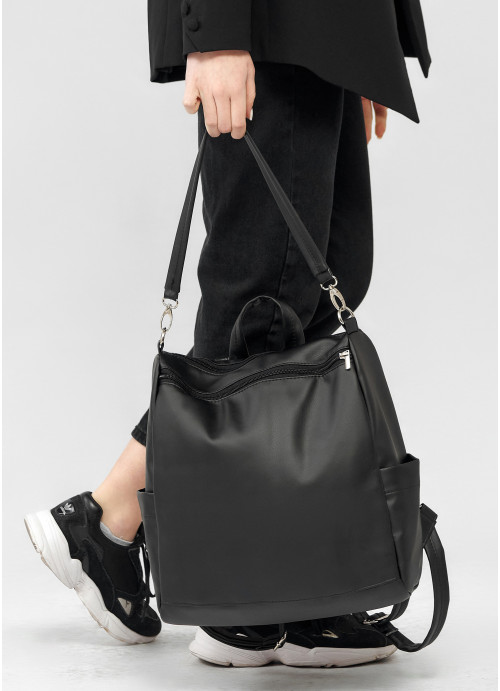 Жіночий рюкзак-сумка Sambag Trinity чорний