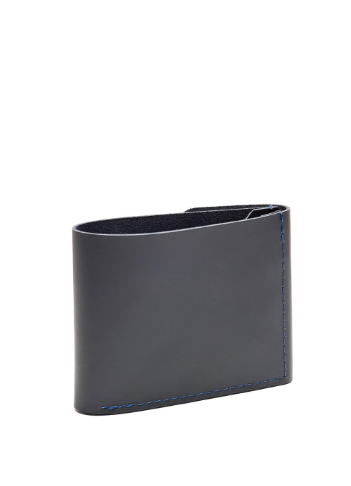 Шкіряний гаманець Sambag SSH темно-синій
