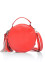 Жіноча кругла сумка Sambag Bale  червона