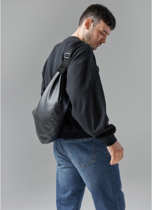 Чоловіча сумка Sambag HOBO Bag-glove чорна