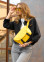 Жіноча  сумка через плече бананка Sambag Tirso Zard жовта