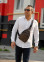 Мужская  кожаная сумка слинг через плечо Sambag Brooklyn коричневая 