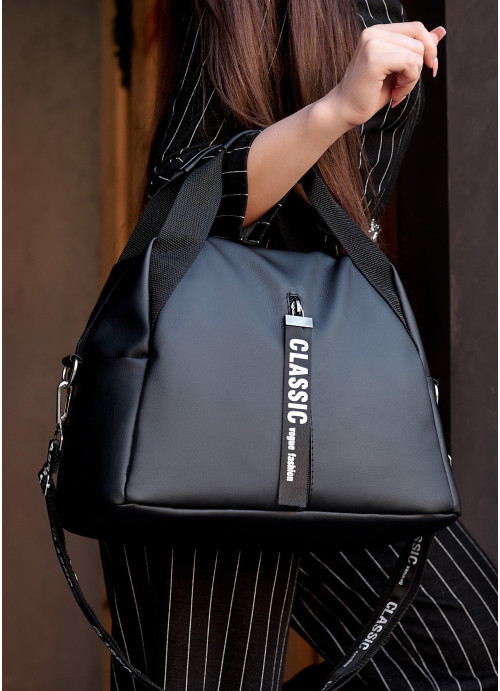 Женская спортивная сумка Sambag Vogue BZT черный