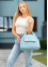 Жіноча спортивна сумка Sambag Vogue BKS блакитна
