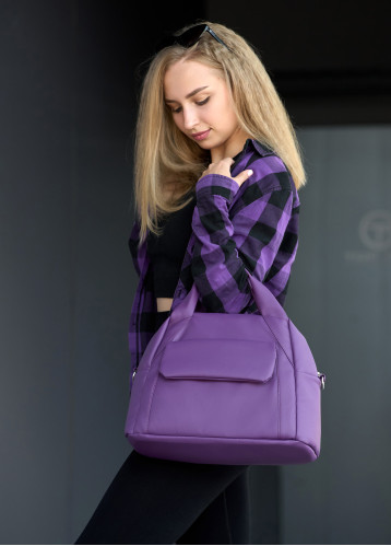 Женская Cпортивная сумка Sambag Vogue BKS фиолетовая