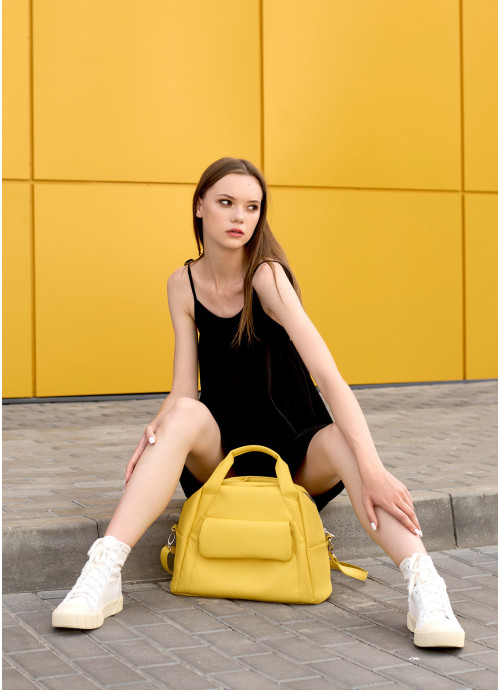 Женская Cпортивная сумка Sambag Vogue BKS желтая