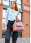 Женская спортивная сумка Sambag Vogue PRM розовая