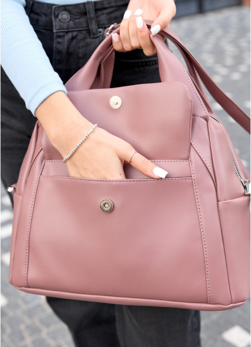 Женская спортивная сумка Sambag Vogue PRM розовая