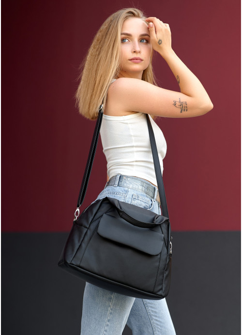  Жіноча спортивна сумка Sambag Vogue BKT чорна