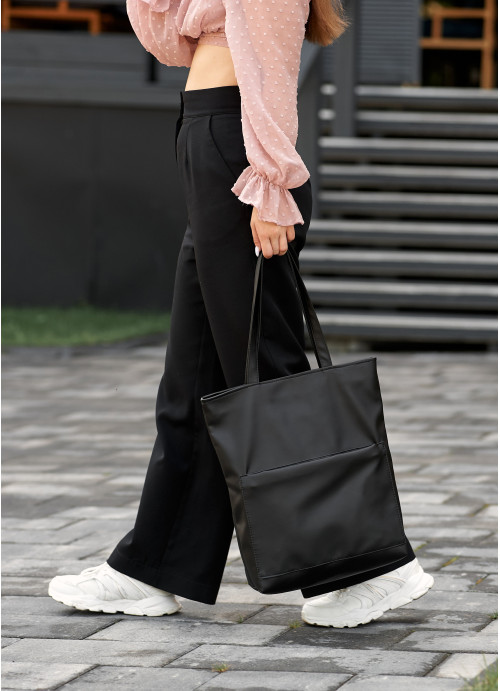 Женская сумка-шопер Sambag Shopper черная