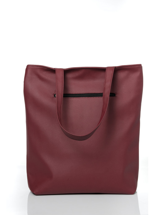 Жіноча сумка Sambag Shopper бордо