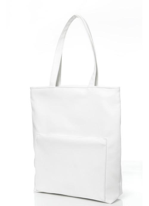 Жіноча сумка Sambag Shopper біла