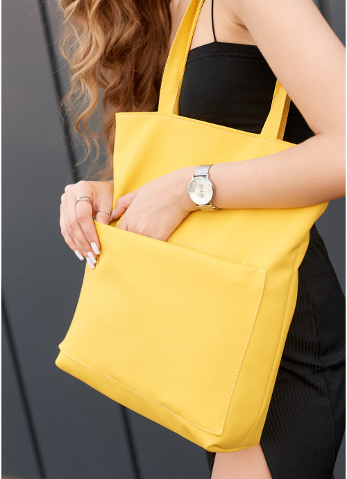 Жіноча сумка Sambag Shopper N жовта