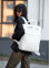 Жіноча сумка-рюкзак Sambag Shopper біла